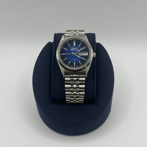 Vintage Seiko 5 Actus 21 Jewels Day Date Wrist Watch 6309-546A New Old Stock - Picture 1 of 7